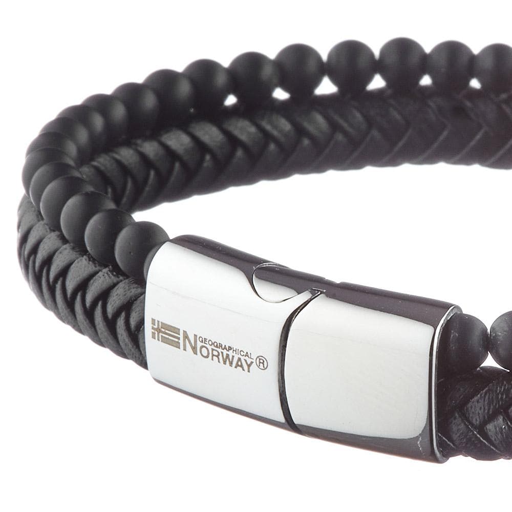 Bracelet Noir Homme Geographical Norway 315037 3