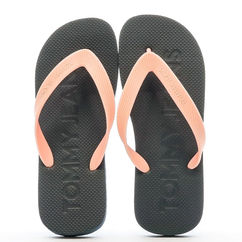 Tongs Noires/Rose Femme Tommy Hilfiger EN0EN02447 3