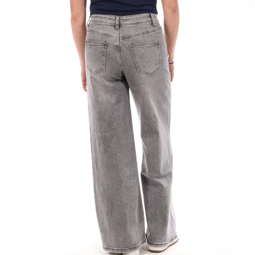 Jean Droit Gris Moyen Femme Monday Premium 1930A 2