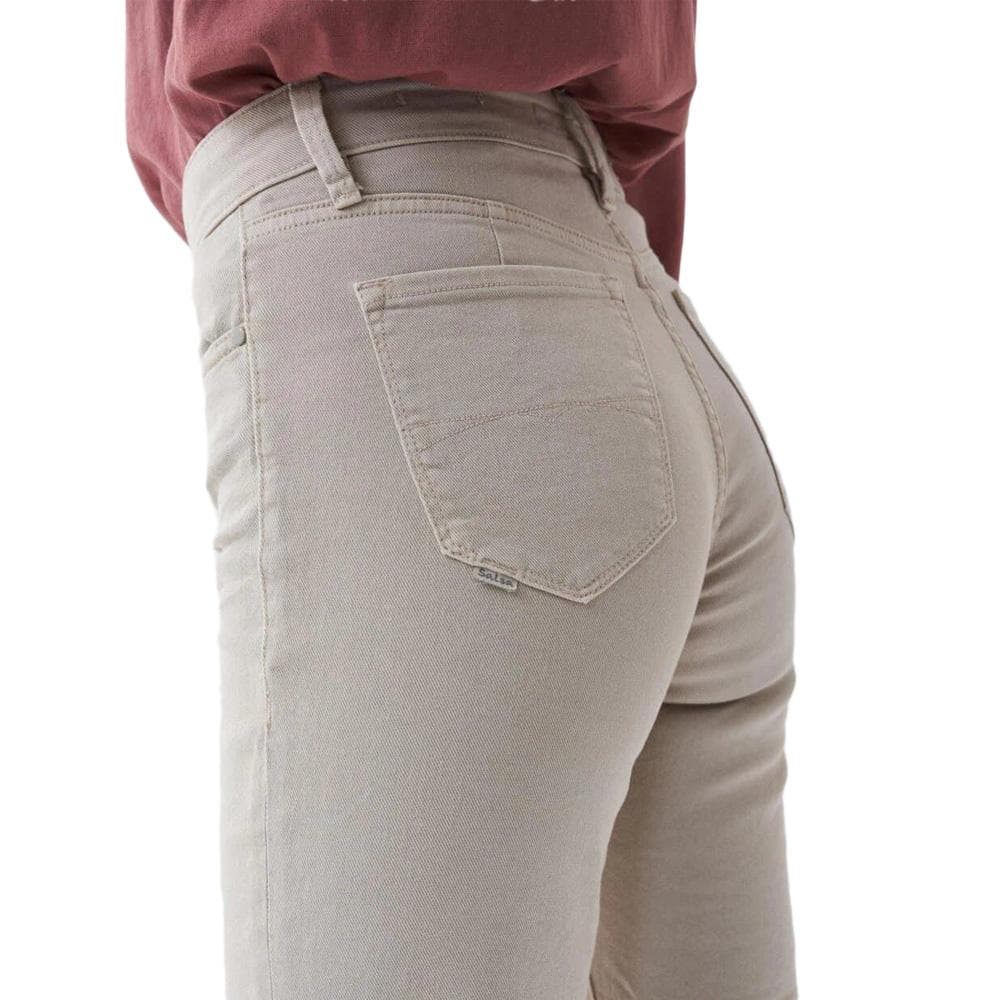 Jean Slim Beige Femme Salsa 125994 2