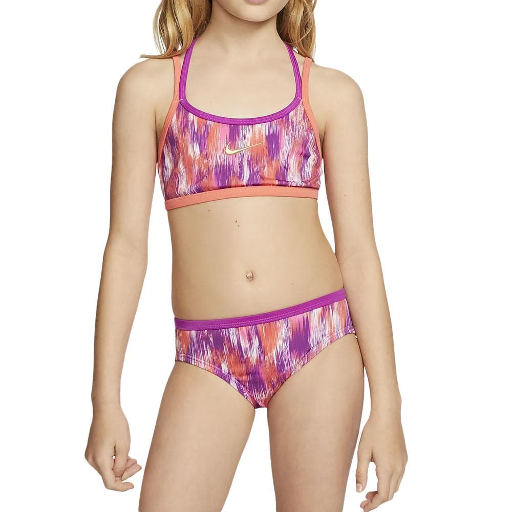 Maillot de Bain Rose/Violet Femme Nike Gx4 1