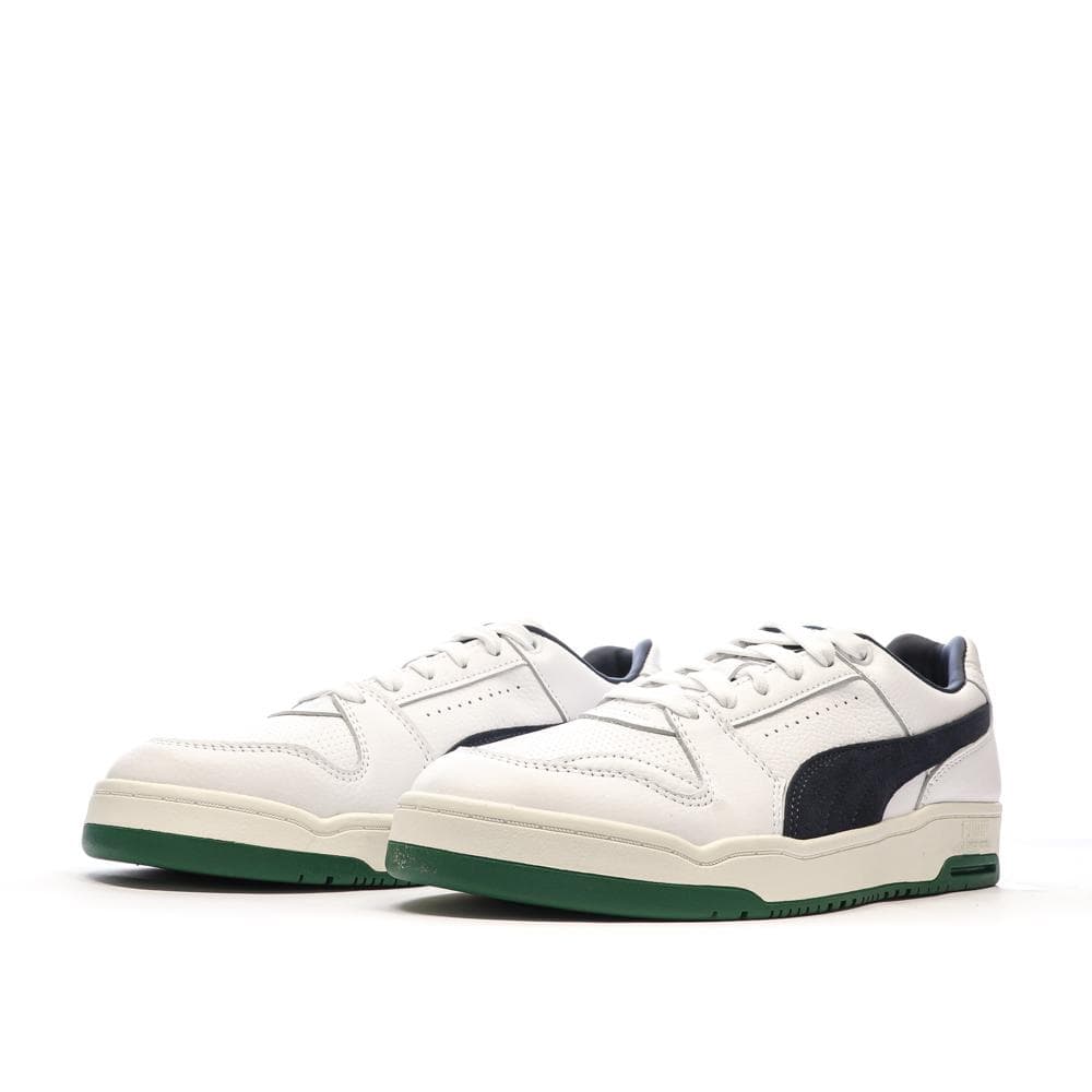 Baskets Blanc/Marine Homme Puma Slipstream Lo Varsit 6