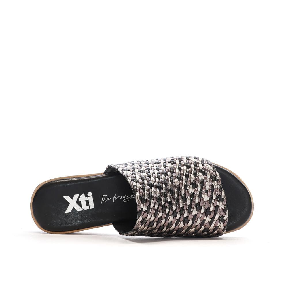 Claquettes Noir/Argent Femme XTI 143881 4