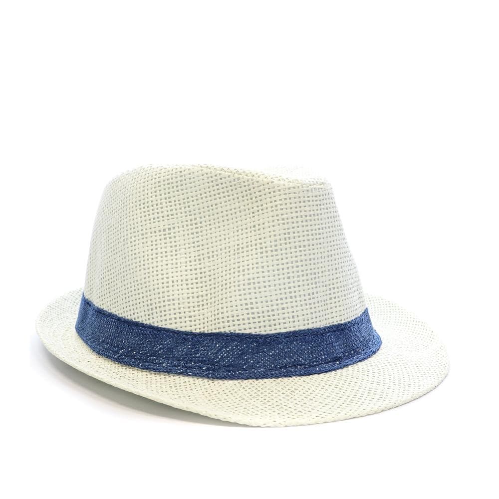 Chapeaux Blanc Fedora Via Lorenzo Trilby Ivoire 2