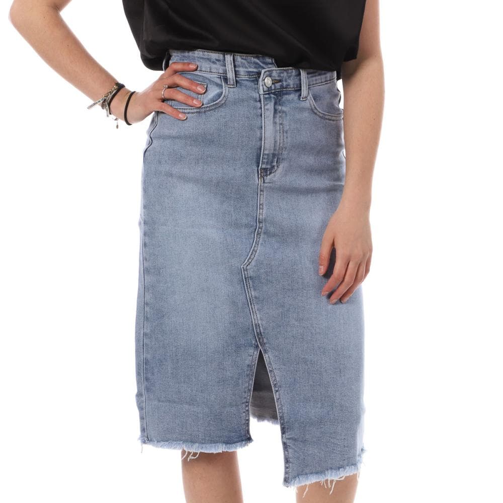 Jupe Asymétrique Bleu Femme Monday Premium Decale 1