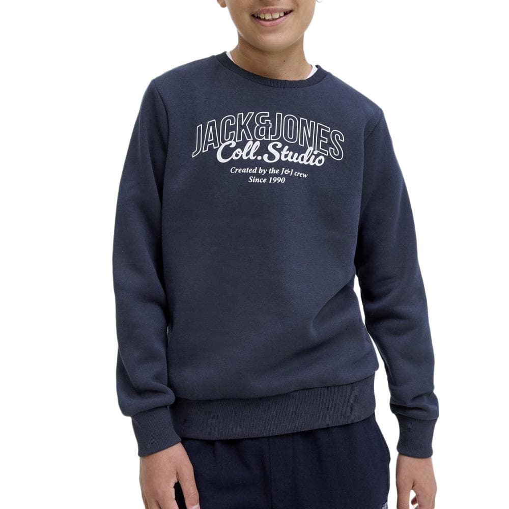 Sweat Marine Foncé Garçon Jack & Jones Makoto 1