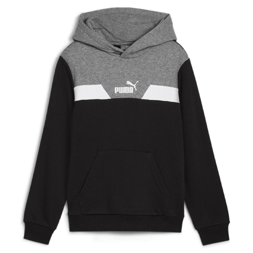 Sweat Noir/Gris Garçon Puma Hoodie 1