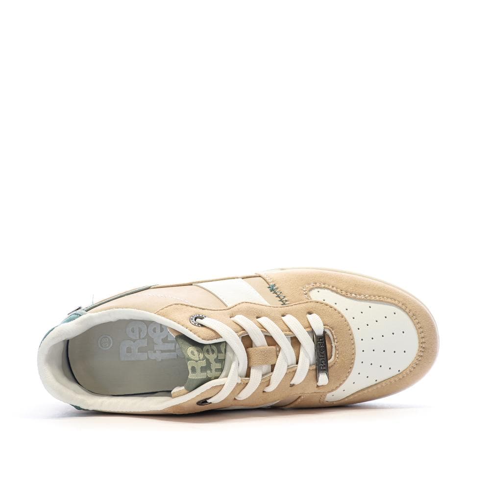 Baskets Beige Femme Refresh 170601 4