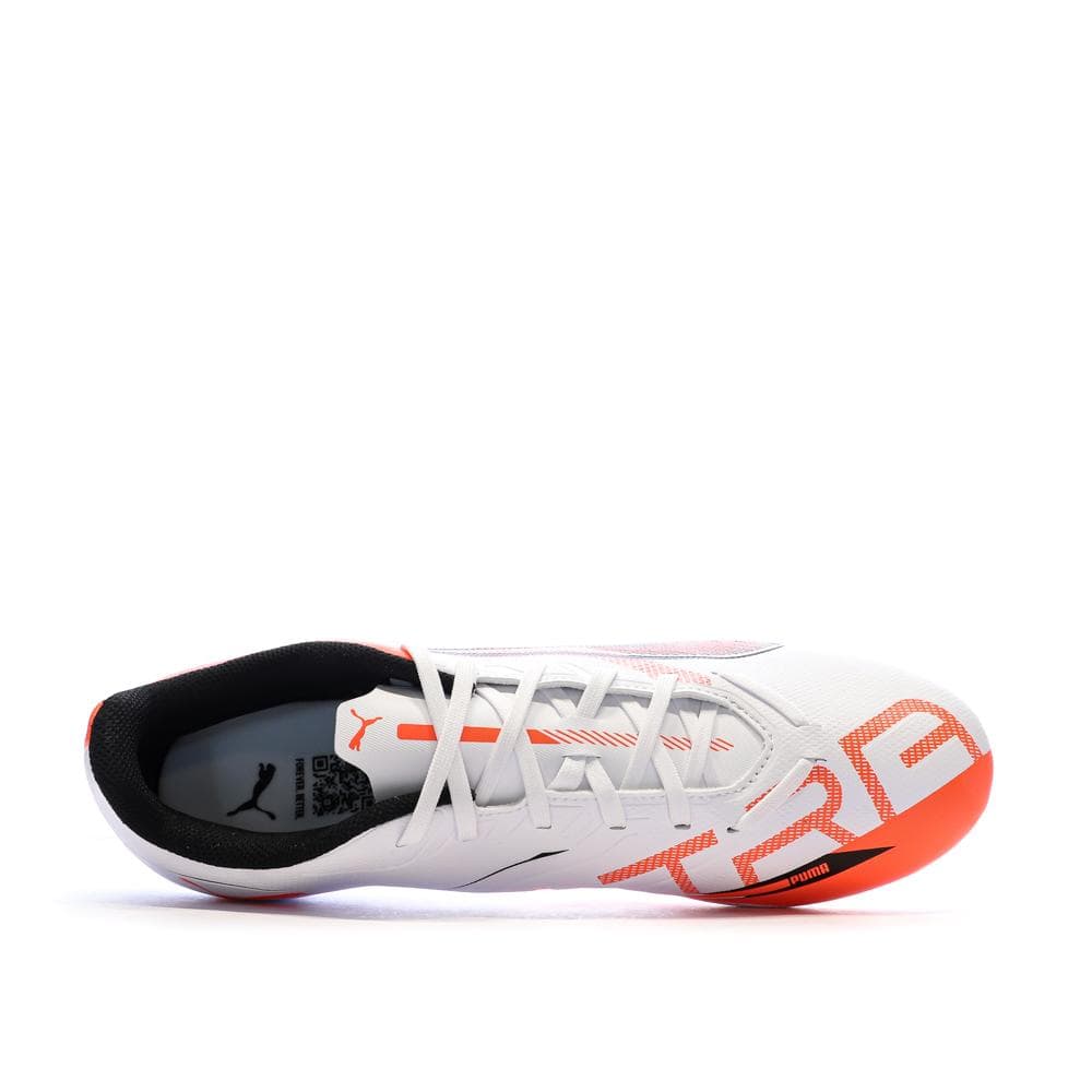 Chaussures de Foot Blanc/Orange Homme Puma Ultra 5 Play FG/AG 4