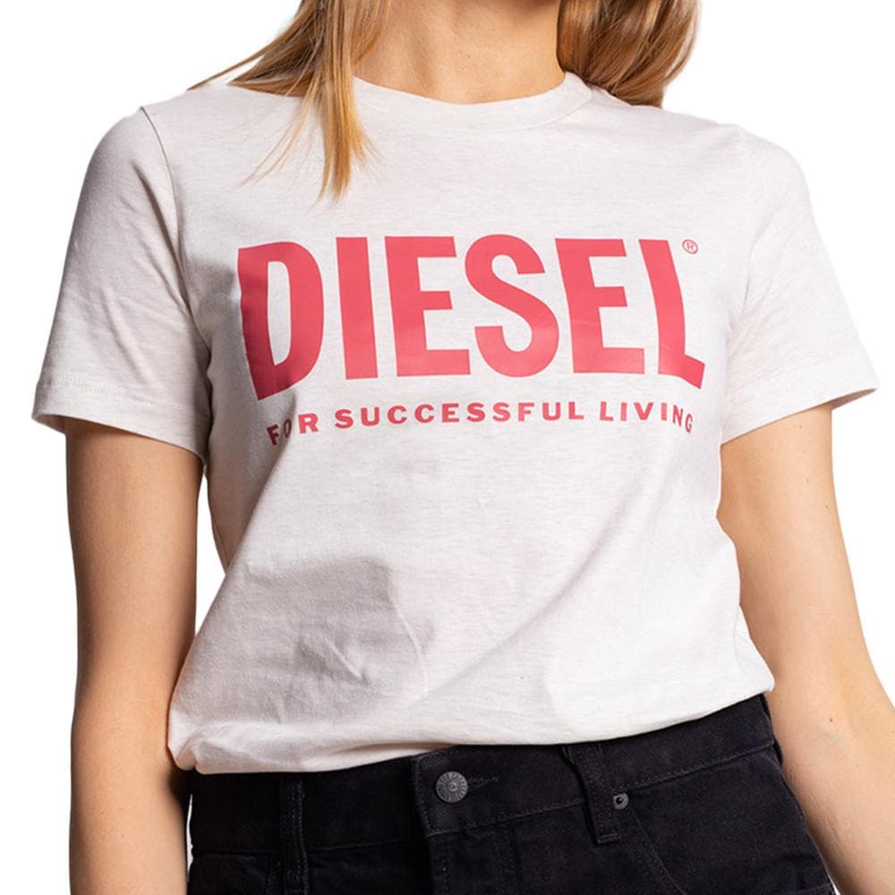 T-shirt Blanc Femme Diesel Sily 1