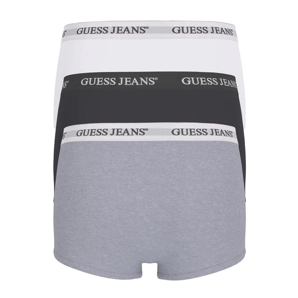 X3 Boxers Noir/Blanc/Gris Homme Guess Trunk 2