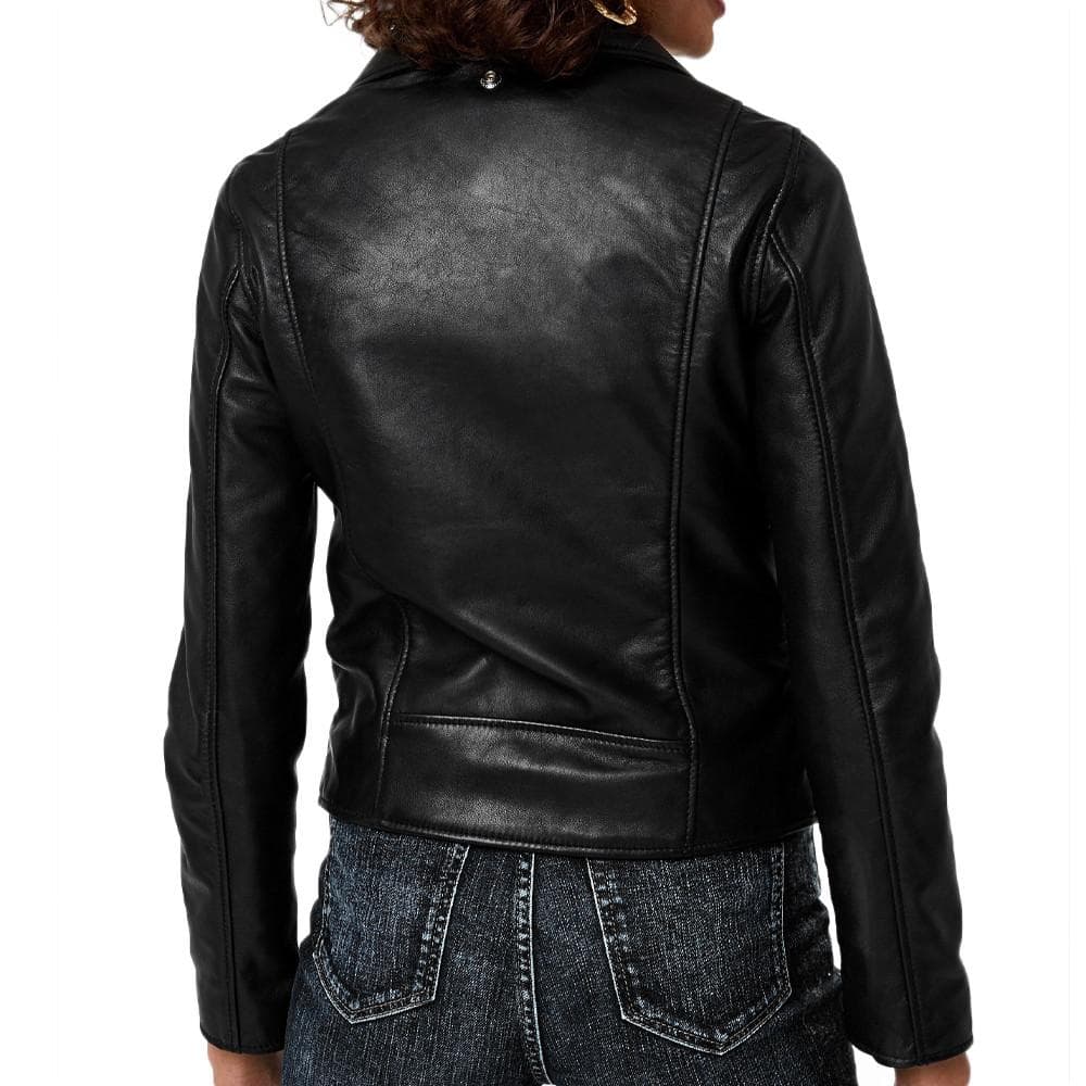 Veste en cuir Noir Femme Schott Lcw8615 2