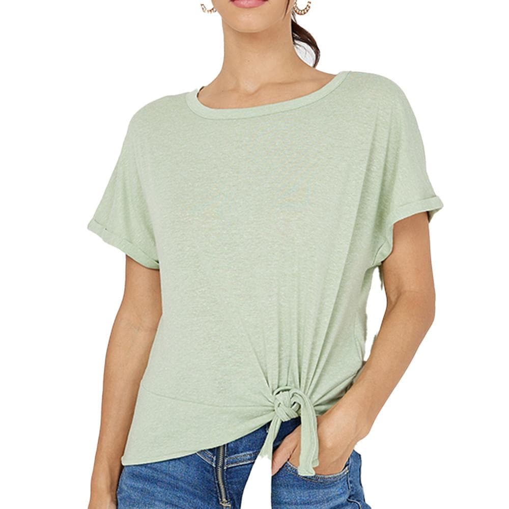 T-Shirt Vert Clair Femme Vero Moda Marijune 1