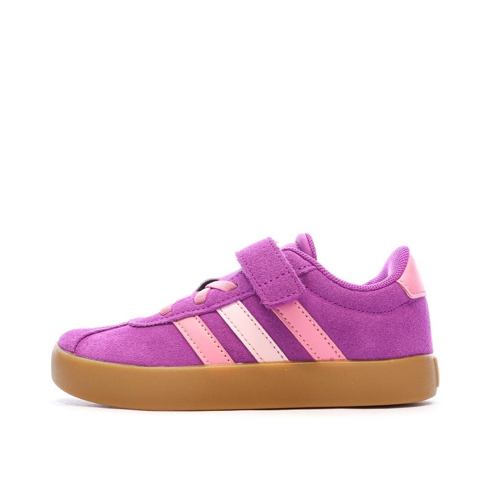 Baskets Violet Fille Adidas Court 3.0 1