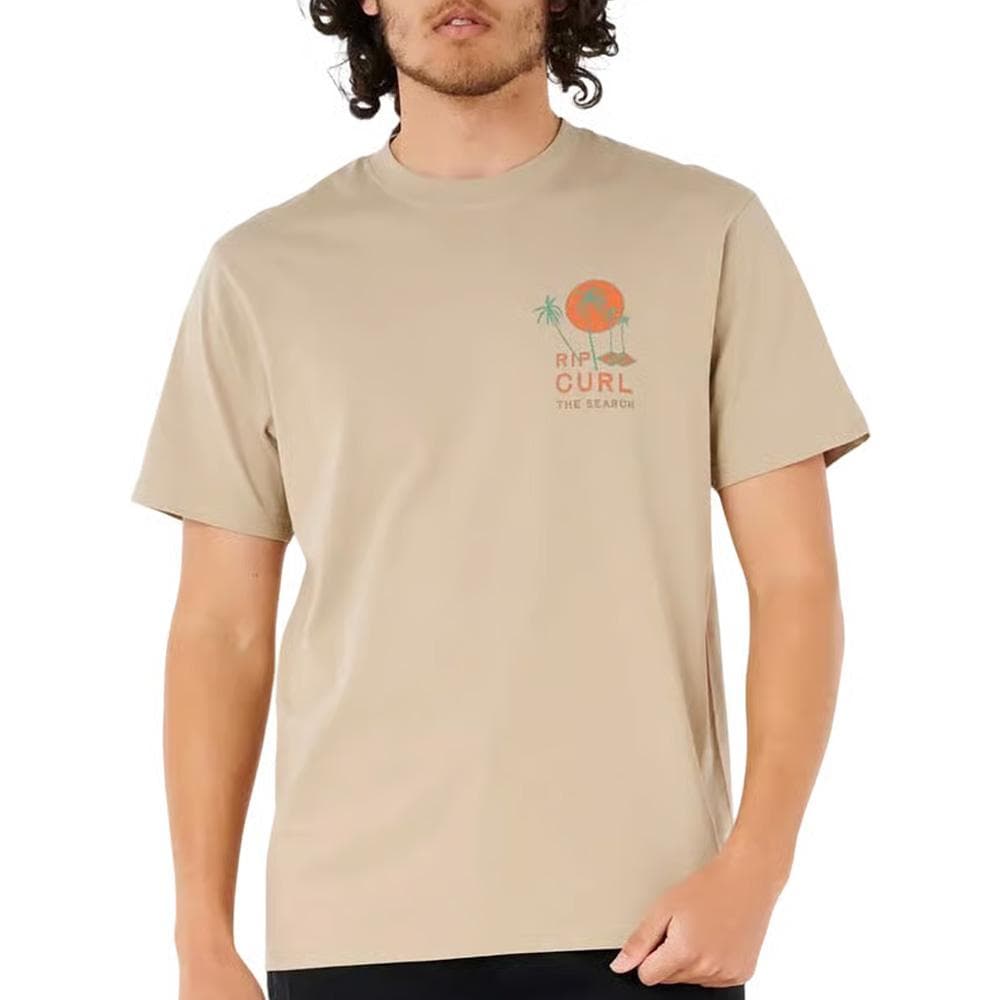 T-Shirt Beige Homme Rip Curl Cody Welsh 1