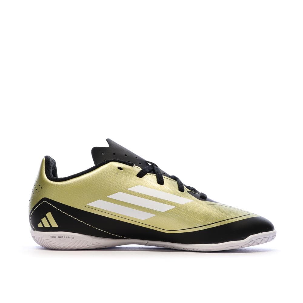 Chaussures de Foot Doré/Noir Junior Adidas F50 Club IN J Messi 2