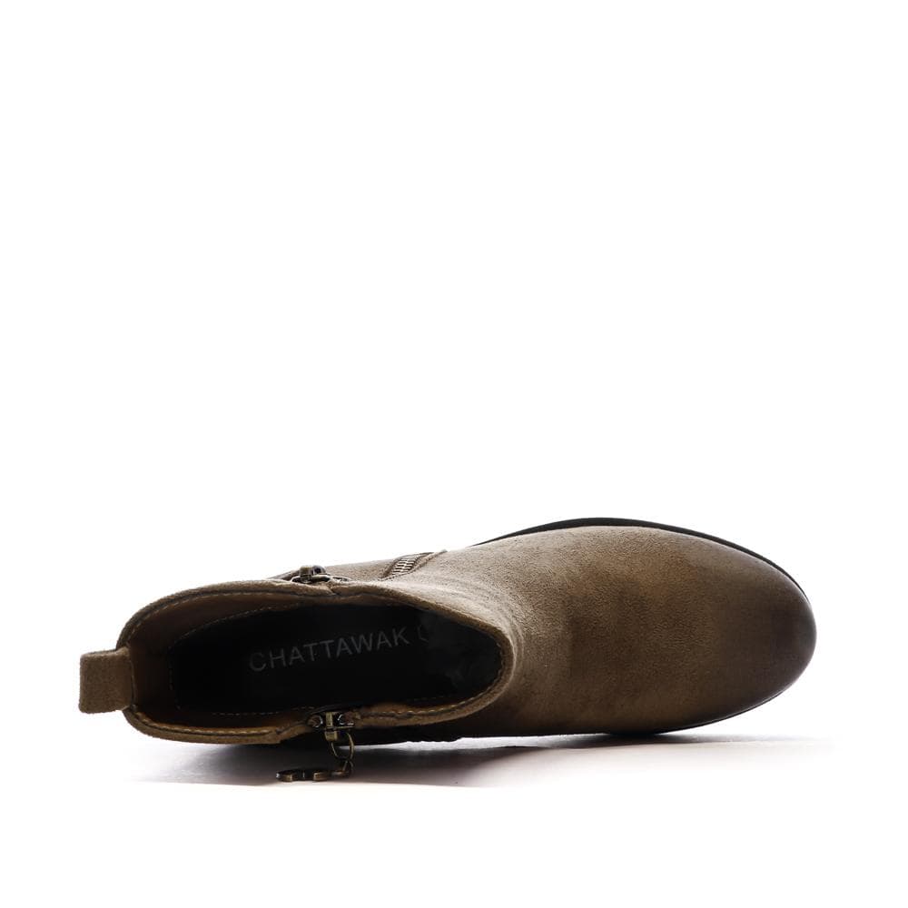 Bottines Marrons Femme Chattawak 8-Vamp 4