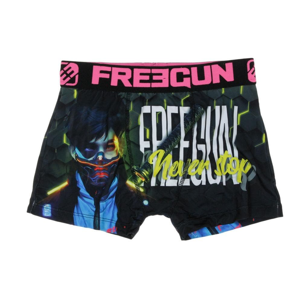 Boxer Noir/Rose Garçon Freegun Snowboard 2