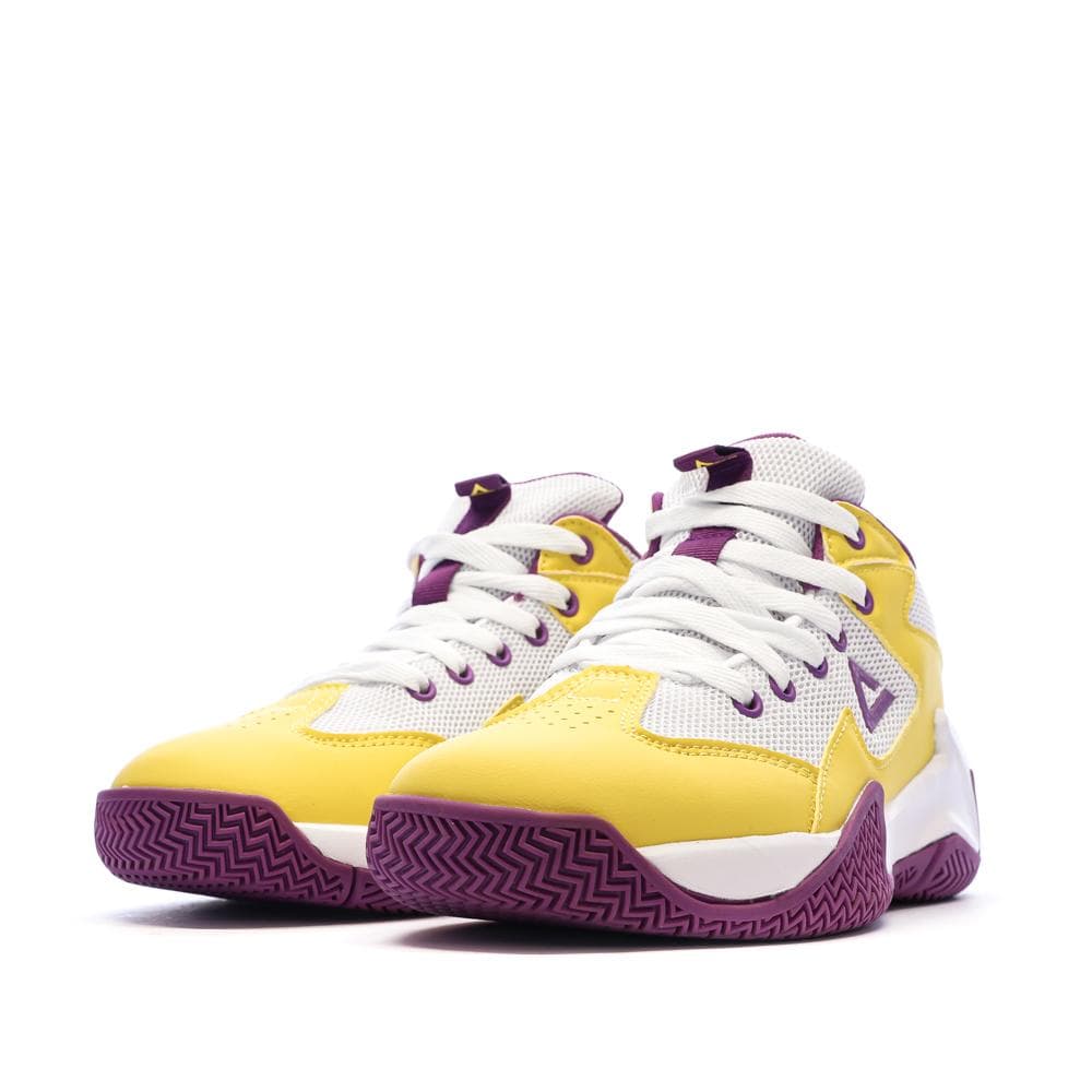 Chaussures de Basketball Blanc/Violet Fille PEAK SPORT Game 2 6
