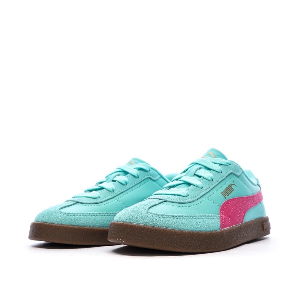 Baskets Turquoise/Fushia Garçon/Fille Puma Club 6