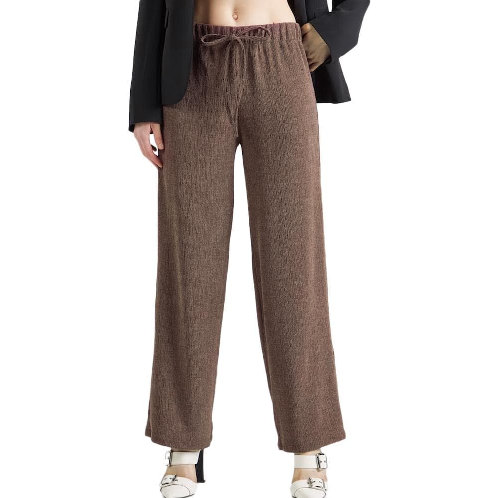 Pantalon Fluide Marron Femme Vero Moda Luna 1