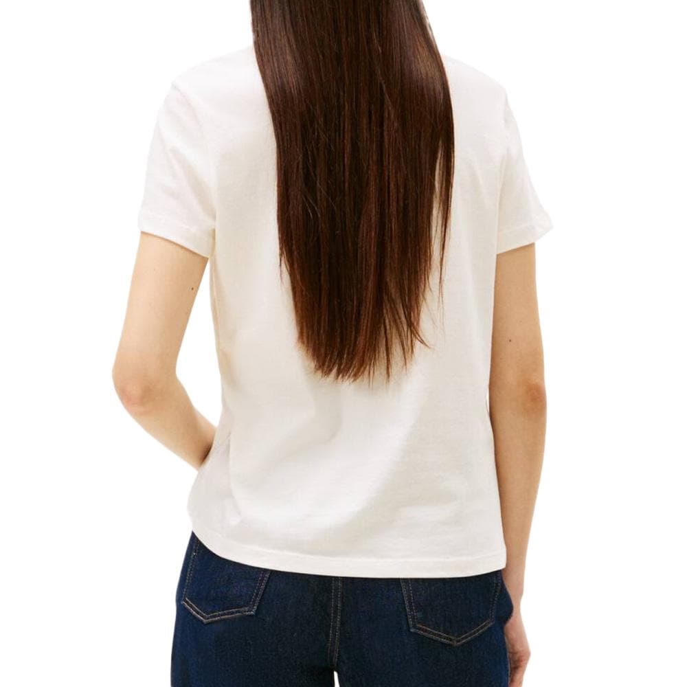 T-Shirt Blanc Femme Tommy Hilfiger DW0DW21965 2