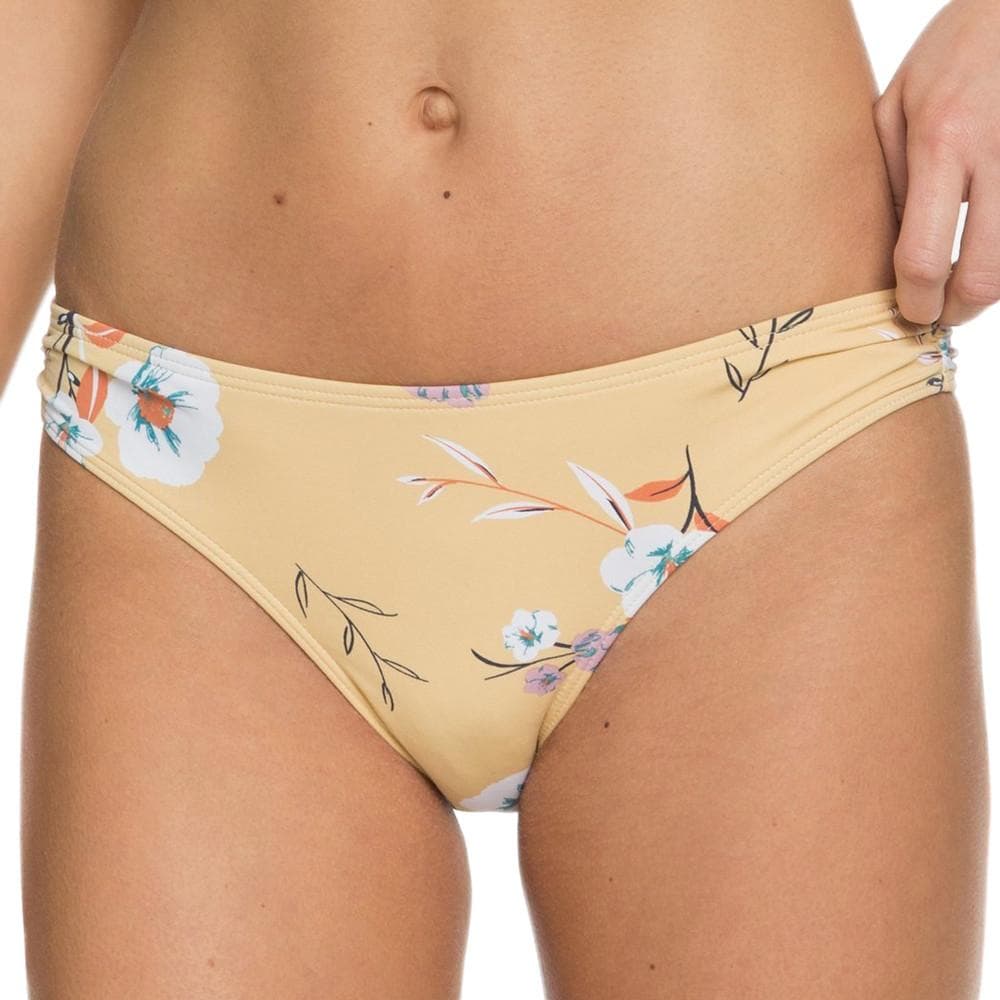 Bas de Bikini Jaune à fleurs Femme Roxy Lahaina Bay 1