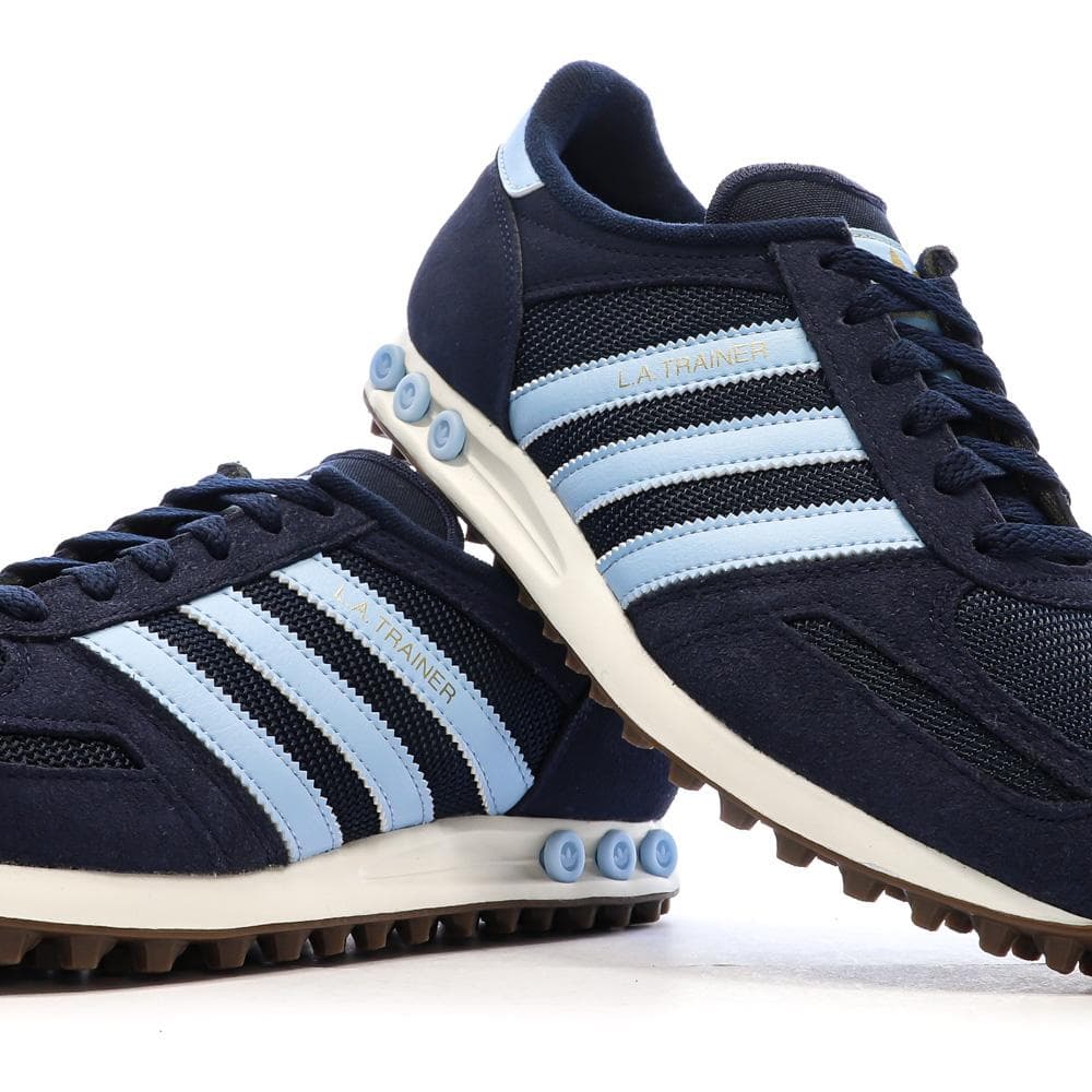 Baskets Marine/Bleu Homme Adidas La Trainer 7