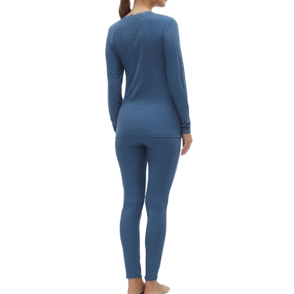 Pyjama Bleu Femme Mamalicious Lotus 2