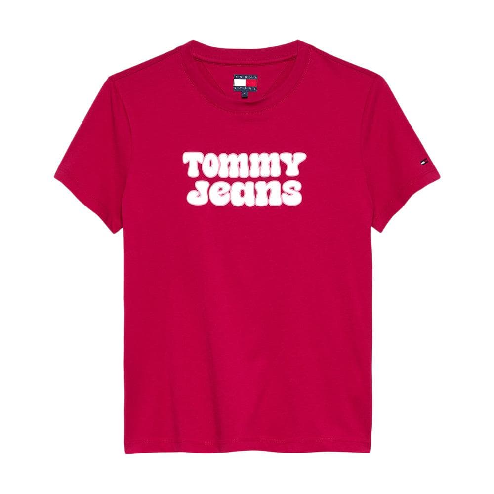 T-shirt Rose foncé Femme Tommy Hilfiger Tjw Reg Essential 1