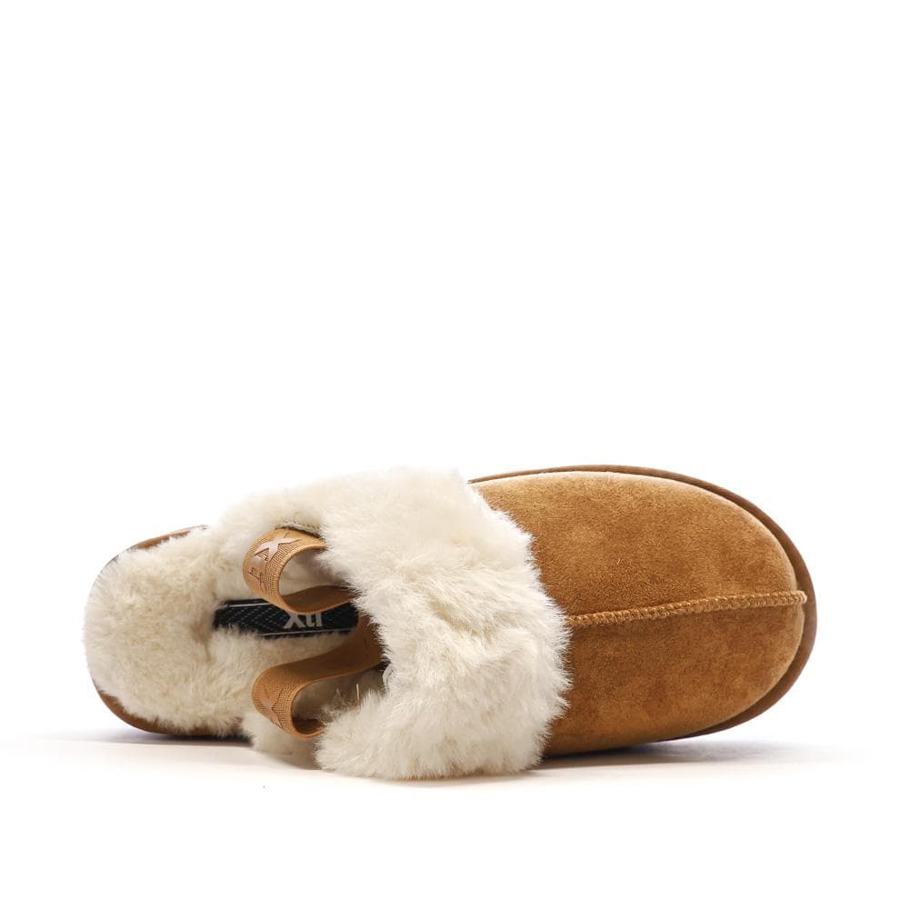 Sabots fourrés à élastique Camel Femme Xti Microfiber 4