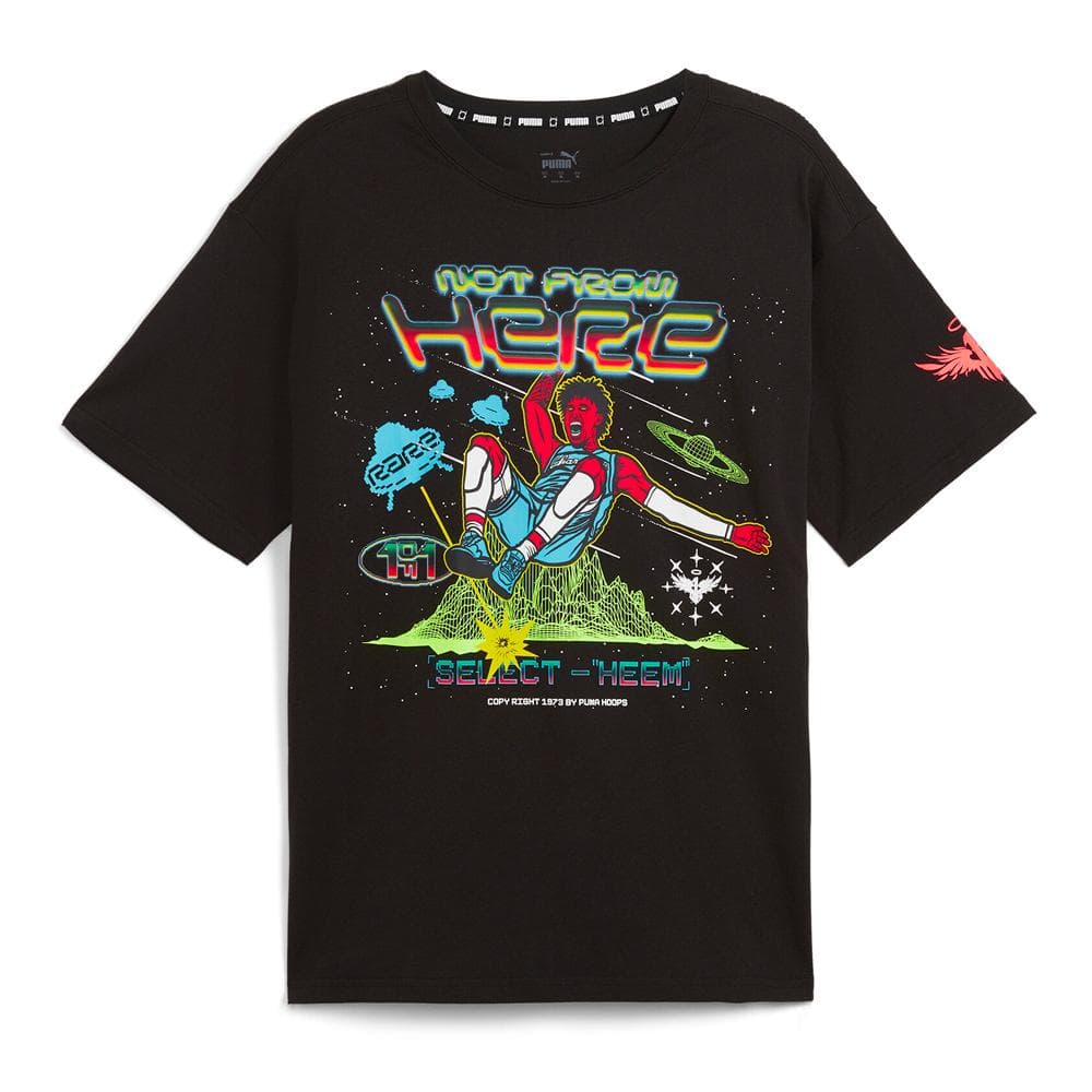 T-Shirt Noir Homme Puma Melo 627788 1