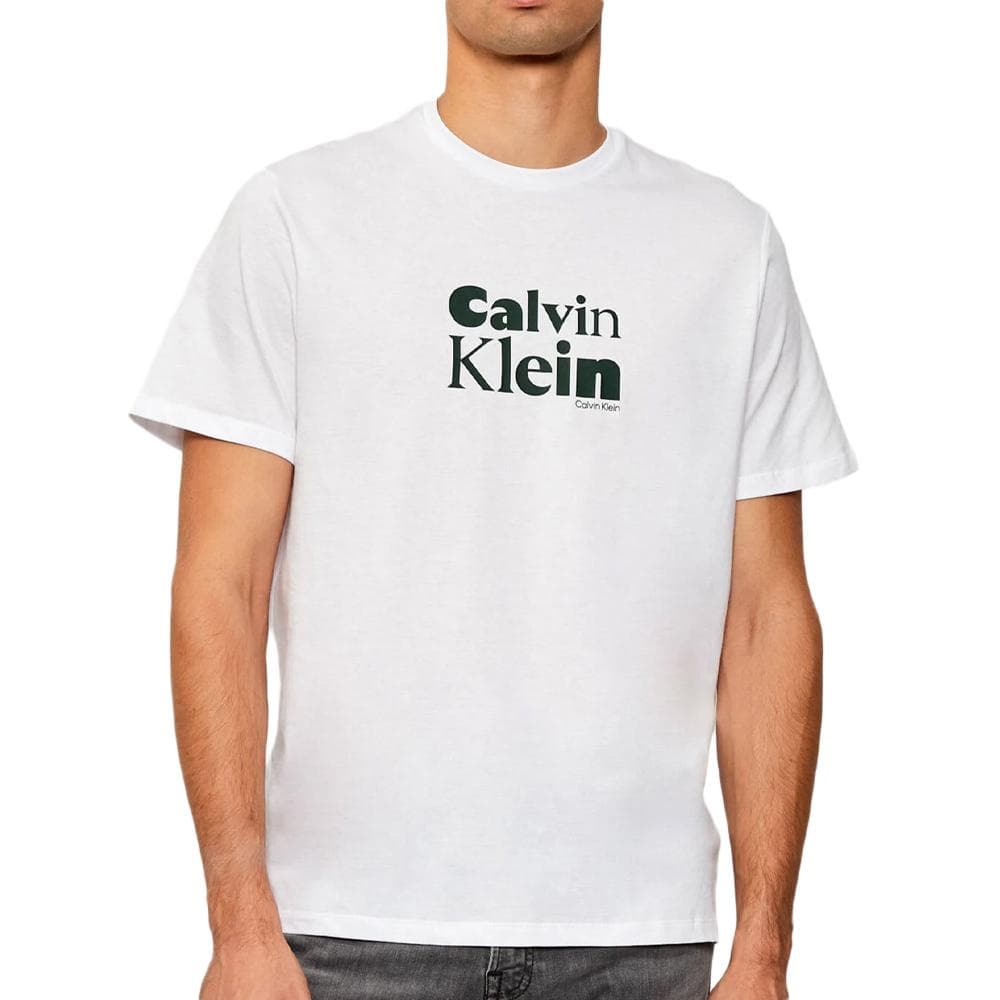 T-Shirt Blanc Homme Calvin Klein Jeans LV04RD820G 1