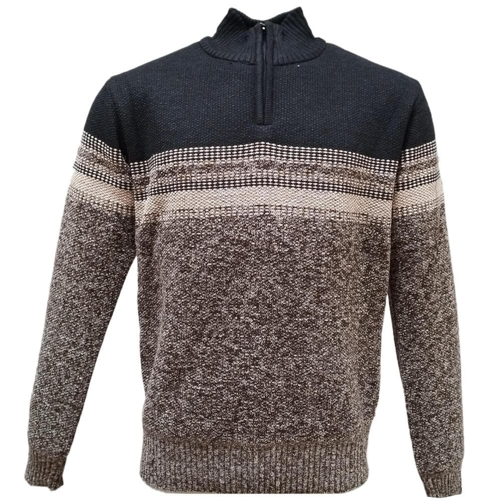 Pull Gris/Marine Homme RMS26 60983 1
