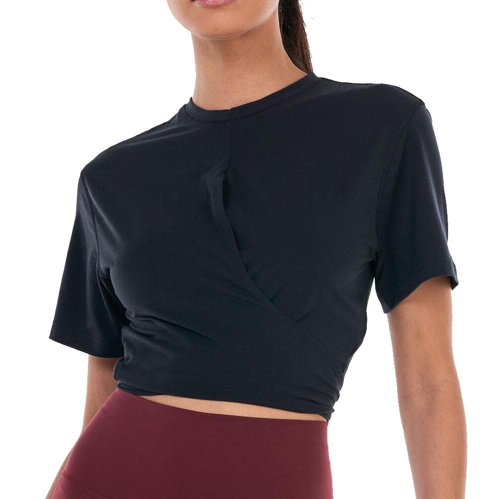 T-shirt Noir Femme Adidas Yga 1