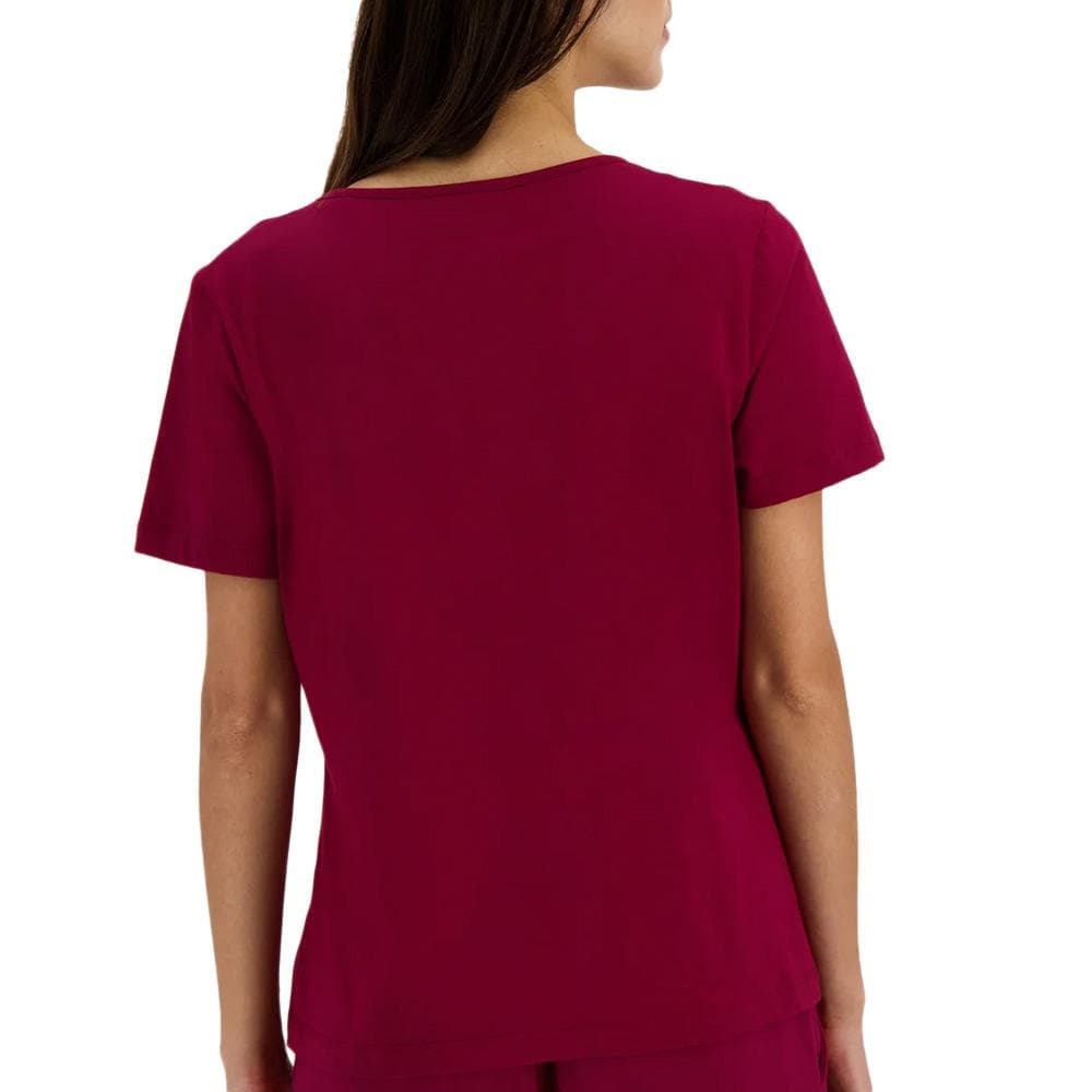 T-Shirt Bordeaux Femme Le Coq Sportif Heritage 2
