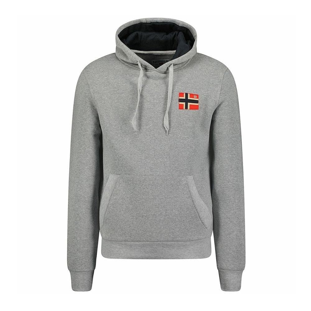 Sweat Gris Clair Homme Geographical Norway Fondant Light 1