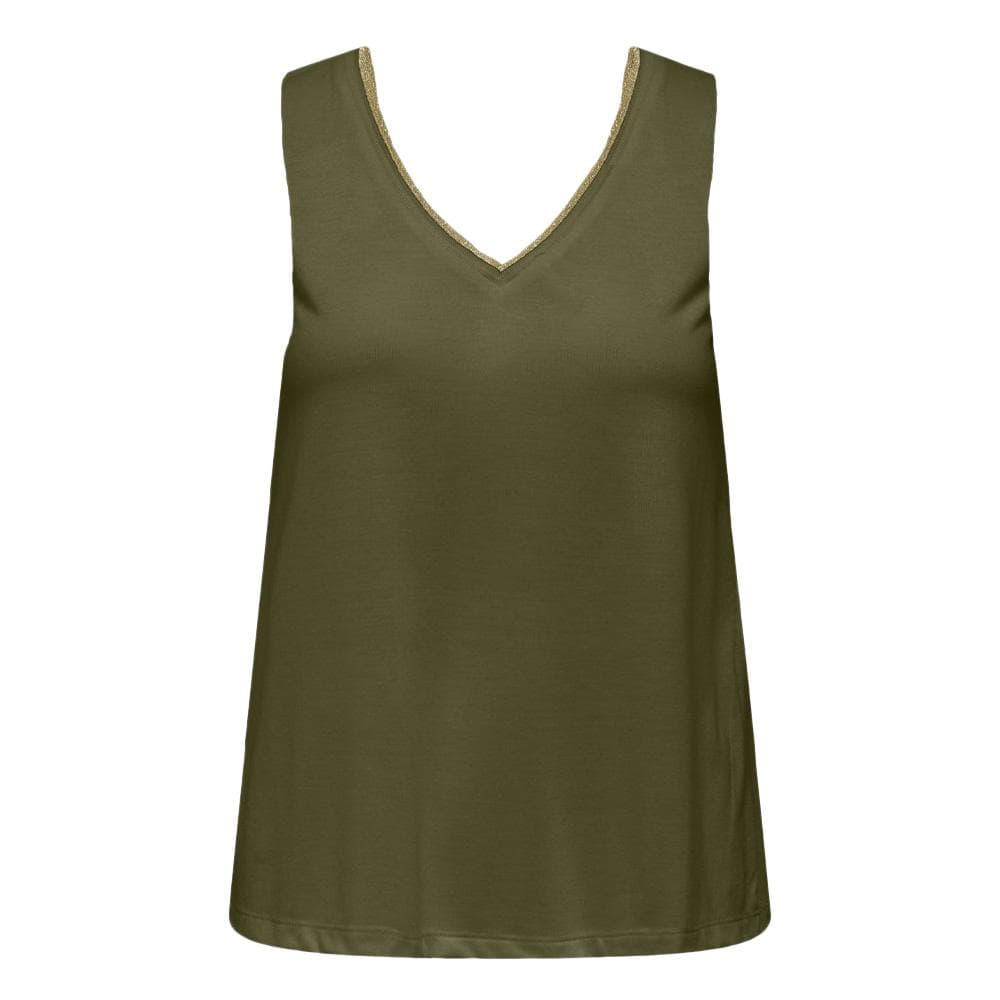 Débardeur Kaki Femme JDY Lurex 1