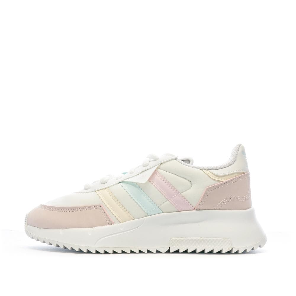Baskets Rose/Blanche Fille Adidas Retropy F2 J GX9229 1