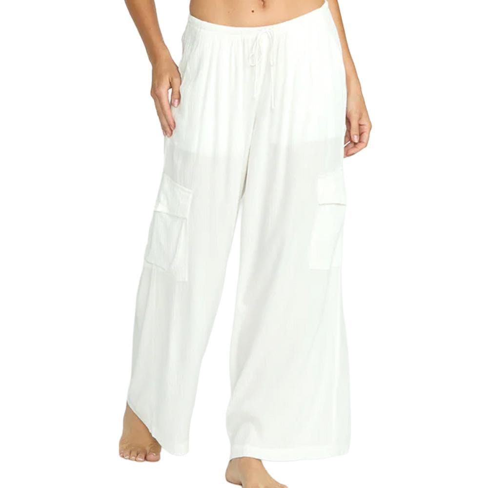 Pantalon Blanc Femme Billabong Beach Babe Cargo 1
