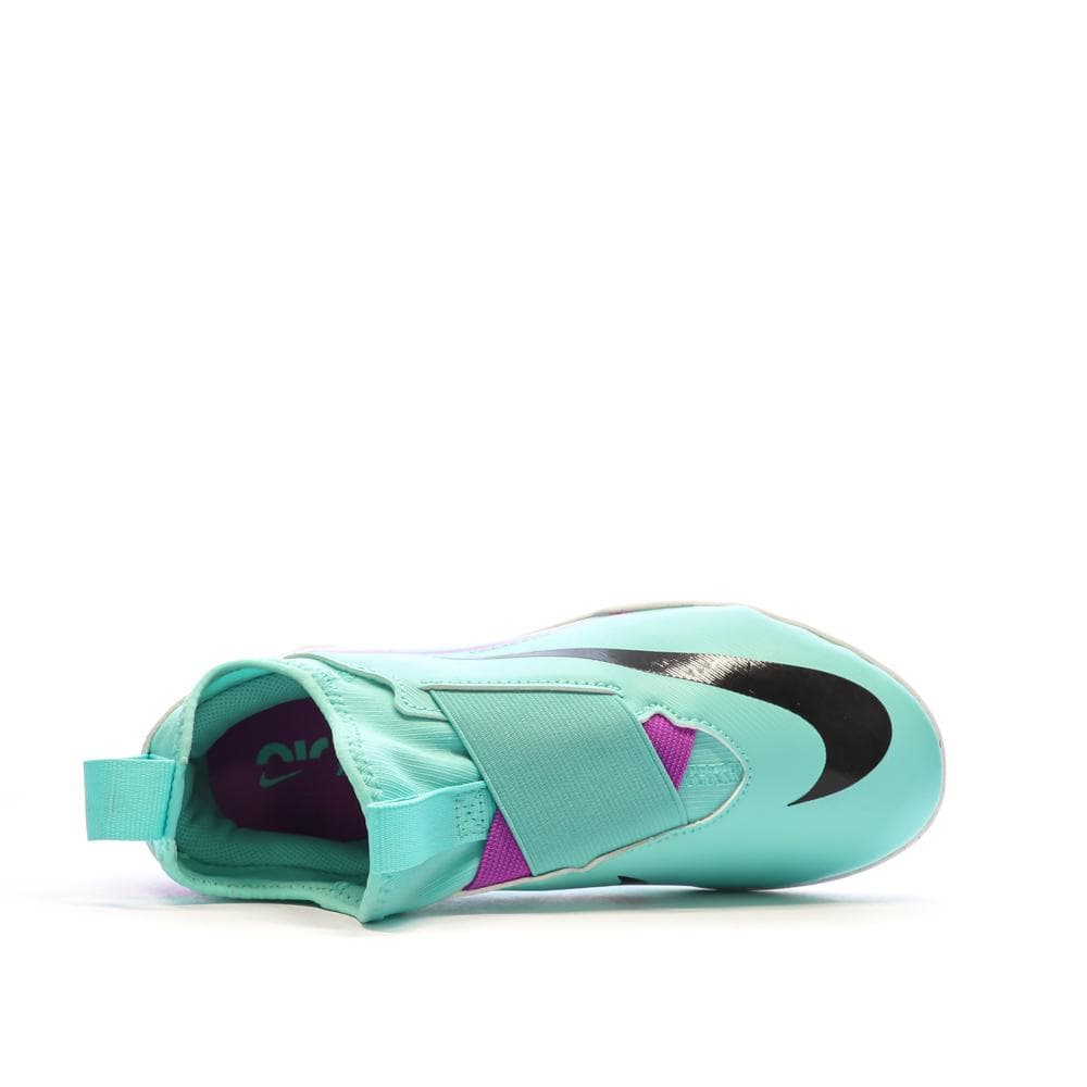 Chaussures de Football Turquoise Junior Nike Jr Zoom Vapor 15 Academy TF 4