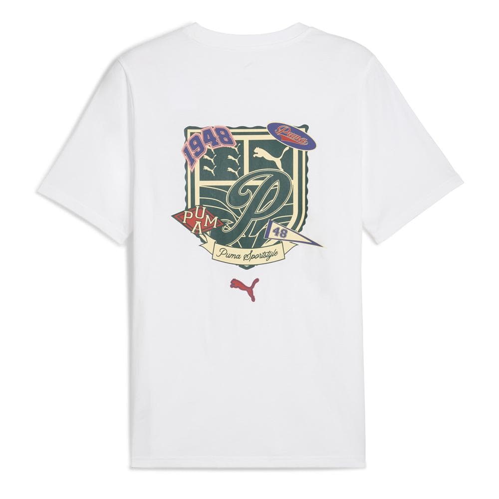 T-shirt Blanc Homme Puma Sports Legacy Graphi 2
