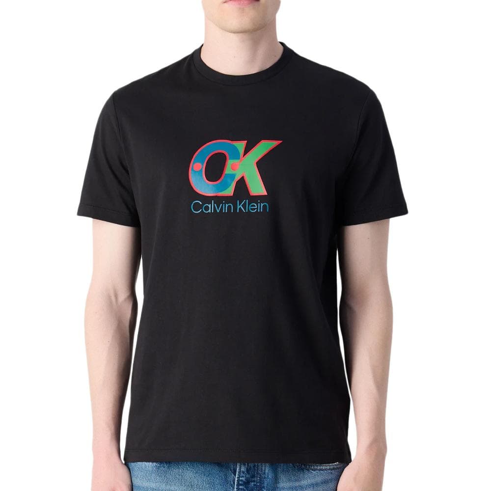 T-Shirt Noir Homme Calvin Klein Jeans LV04RD821G 1