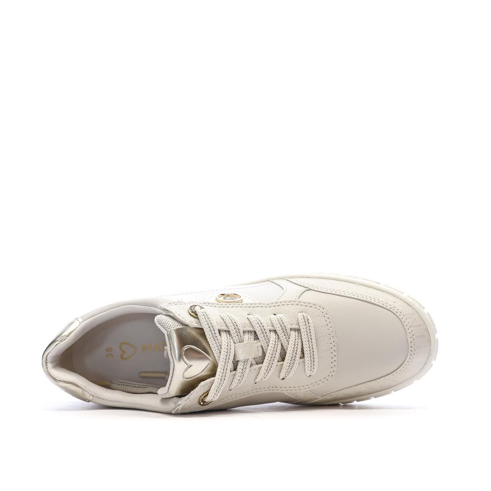 Baskets Beige Femme Marco Tozzi Cream 4