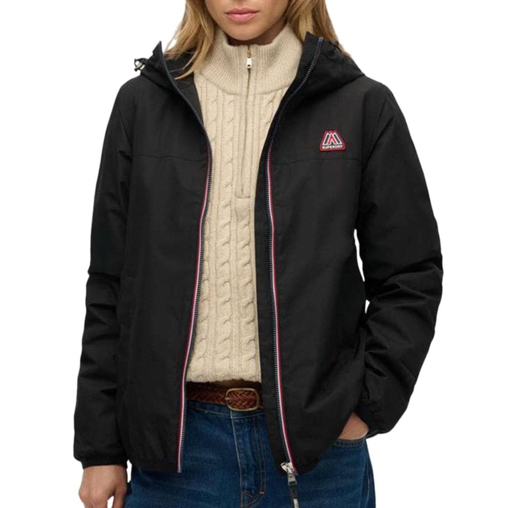 Veste de Pluie Noire Femme Superdry Essential Tri Windbreaker 1