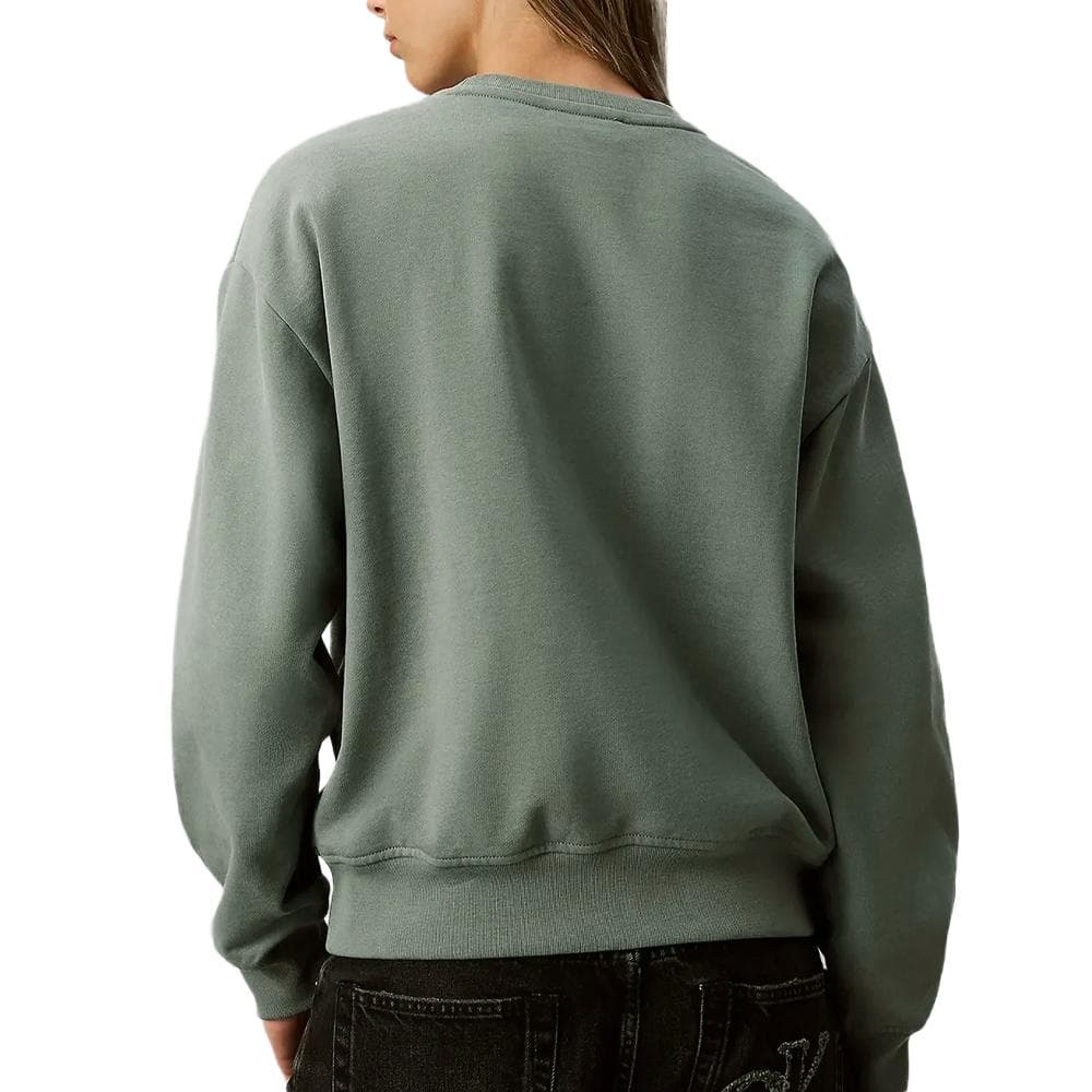 Sweat Vert Femme Calvin Klein Jeans Archive 2