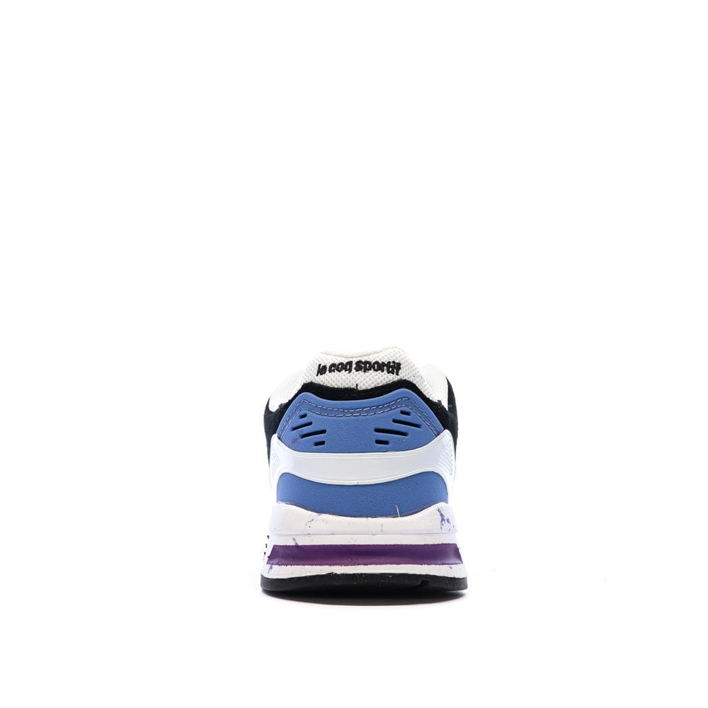 Baskets Noires/Blanches/Bleu Femme Le Coq Sportif R1100 Nineties 3