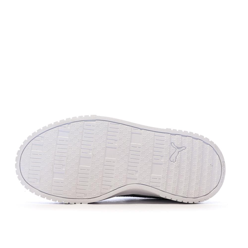 Baskets Blanche/Noir Fille Puma Carina 2.0 Zebra 5