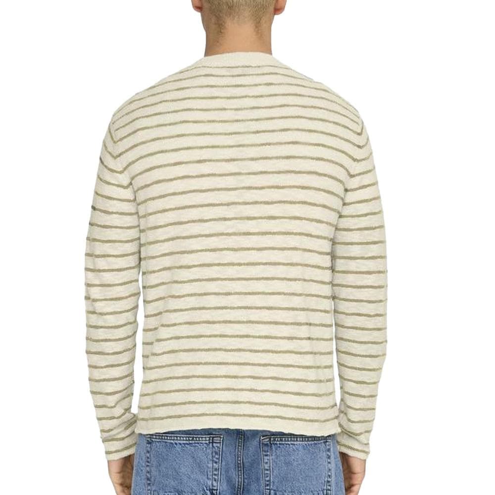 Pull Crème/Beige Homme Only & Sons Danny 2