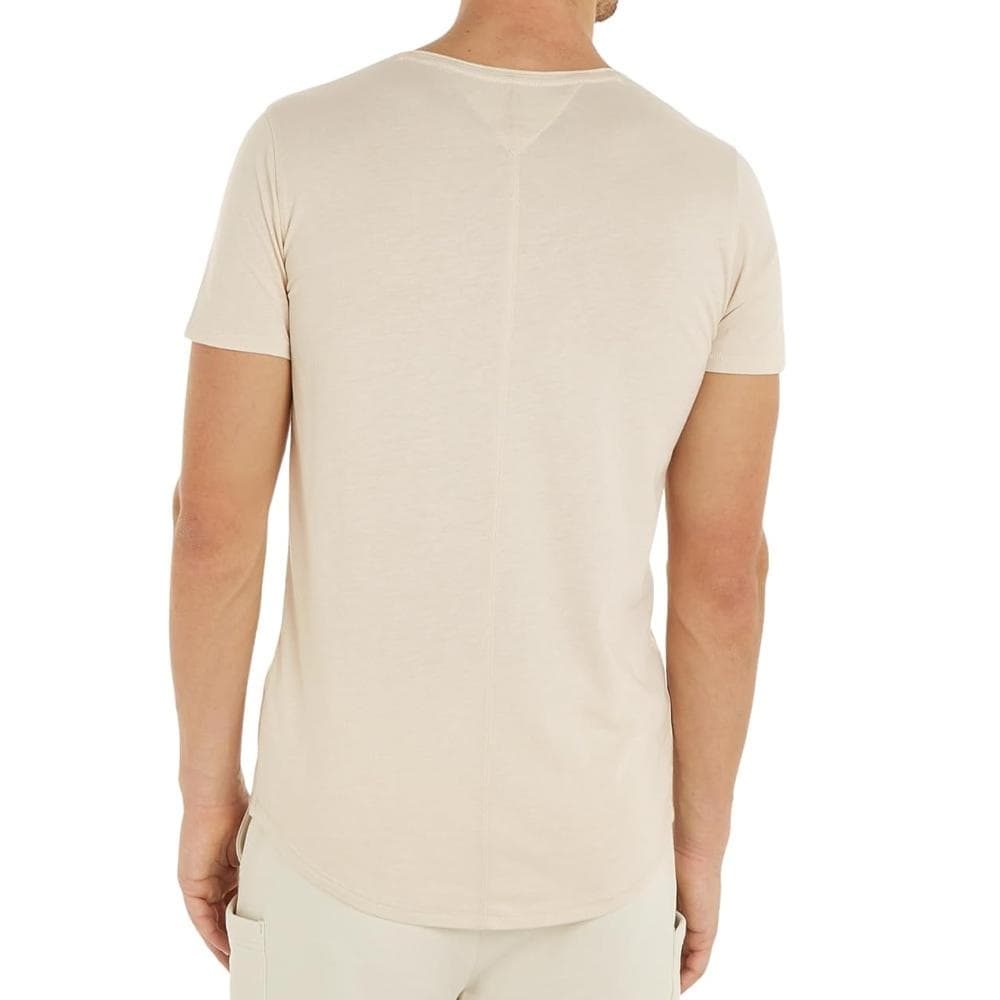 T-shirt Ecru Homme Tommy Hilfiger Xslim Jaspe DM0DM09587 2